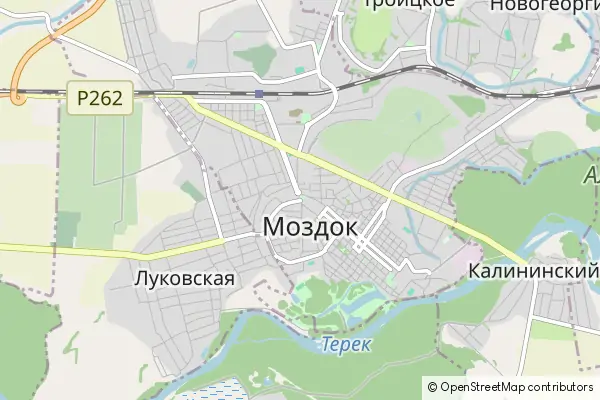 Mapa Mozdok