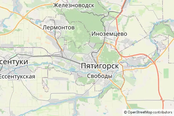 Mapa Piatigorsk