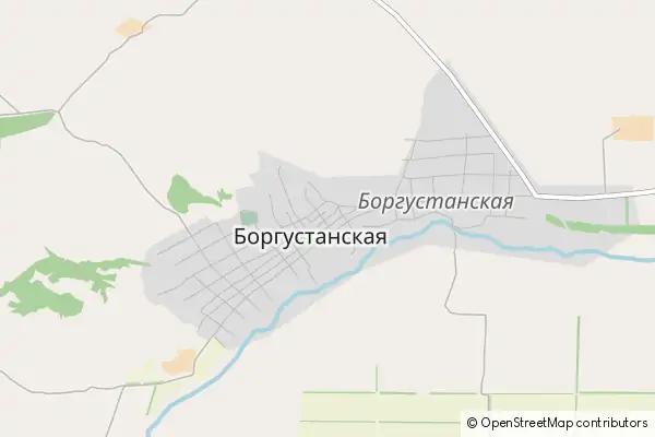 Mapa Borgustanskaya