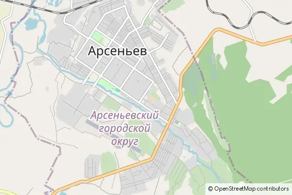 Mapa Arsenyev