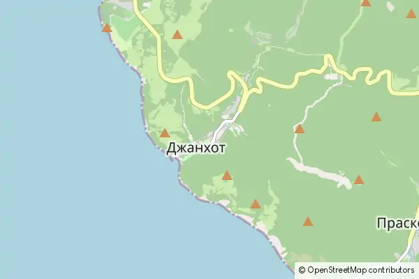 Mapa Dzhankhot