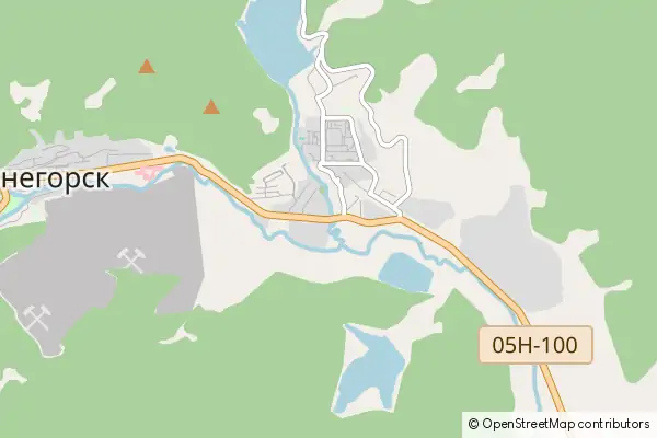 Mapa Dalniegorsk