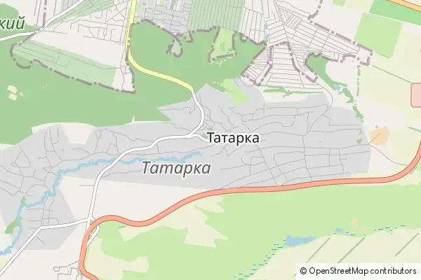 Mapa Tatarka