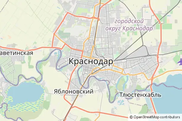 Mapa Krasnodar