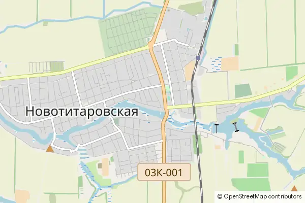 Mapa Novotitarovskaya