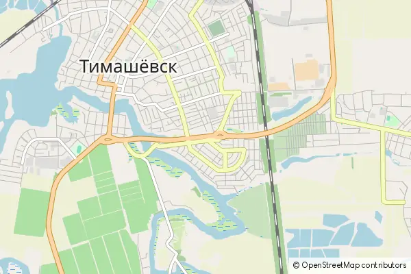 Mapa Timashevsk