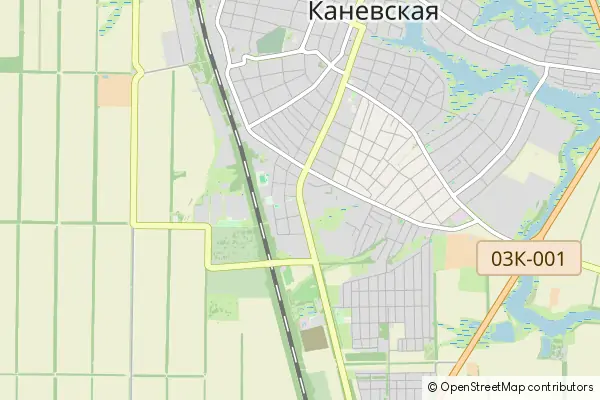 Mapa Kanevskaya