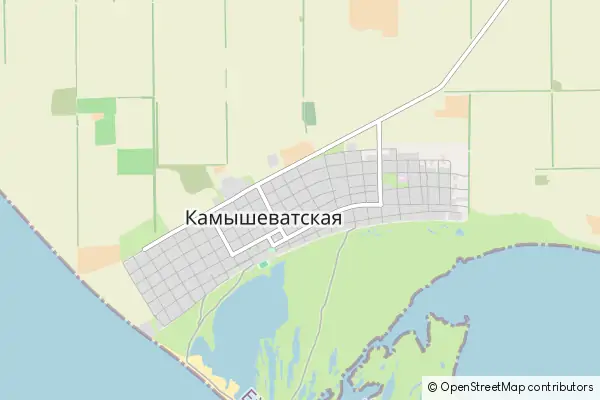 Mapa Kamyshevatskaya