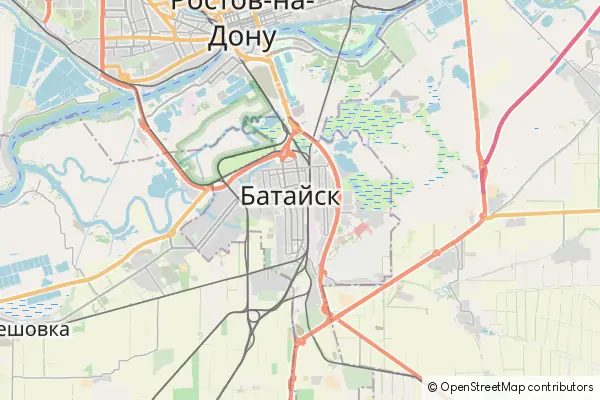 Mapa Batajsk