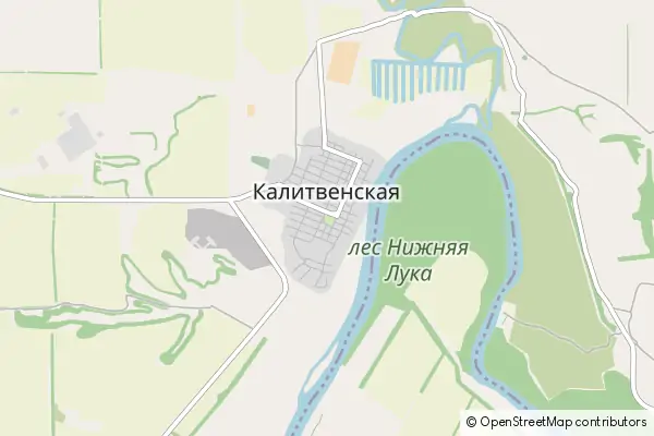 Mapa Kalitvenskaya