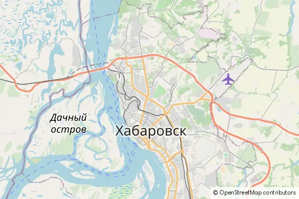 Mapa Chabarowsk