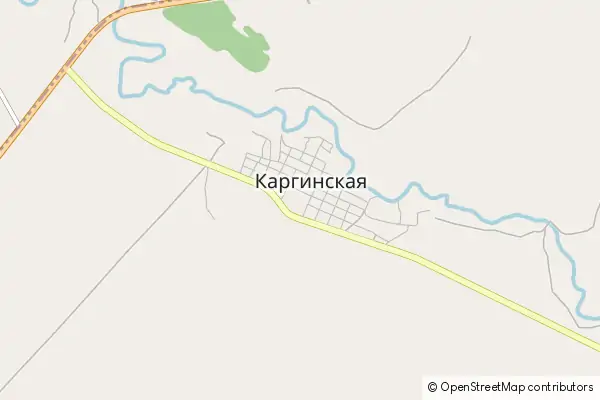 Mapa Karginskaya