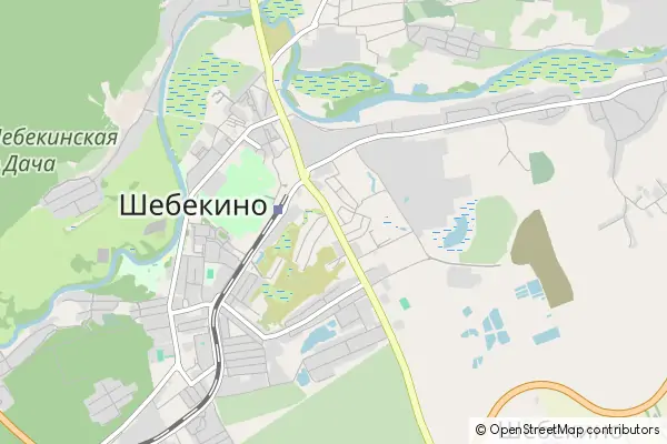 Mapa Szebiekino