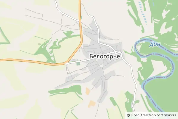 Mapa Belogorye