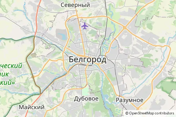 Mapa Biełgorod