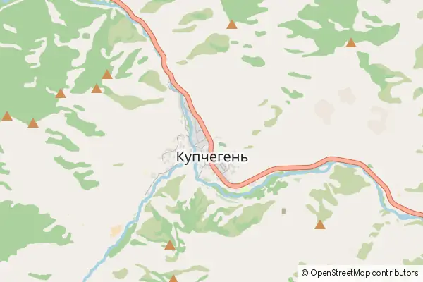 Mapa Kupchegen