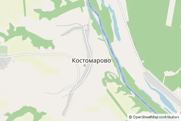 Mapa Kostomarovo