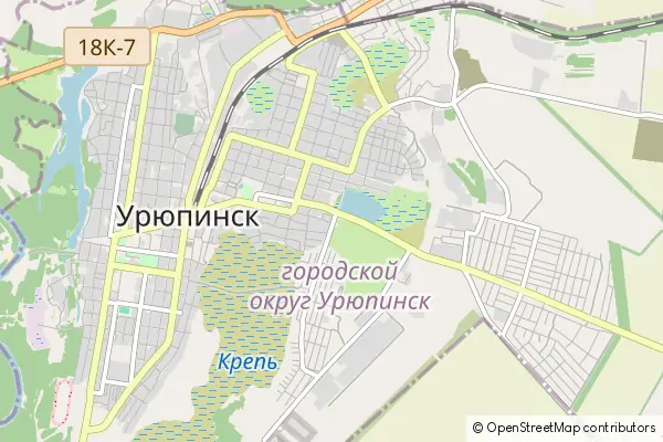 Mapa Uriupinsk