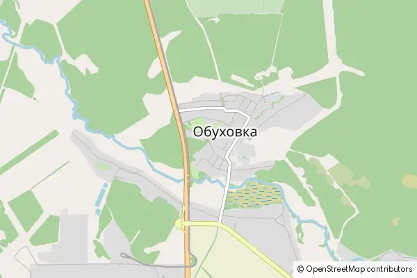 Mapa Obukhovka