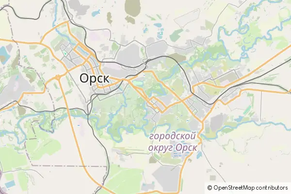 Mapa Orsk