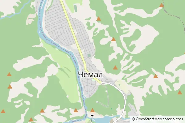 Mapa Czemał