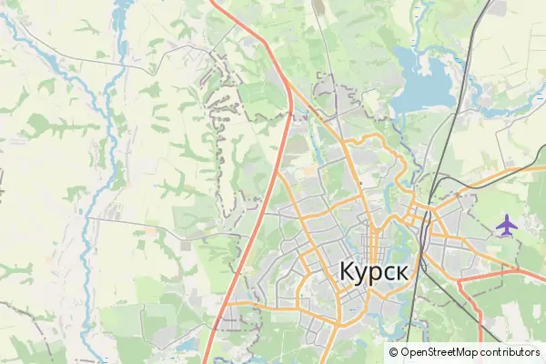 Mapa Kursk