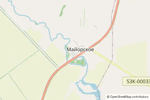 Mapa Mayorskoye