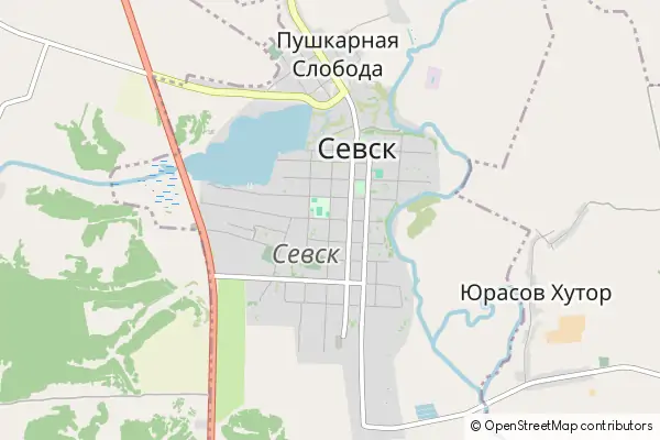 Mapa Sevsk