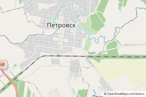 Mapa Pietrowsk