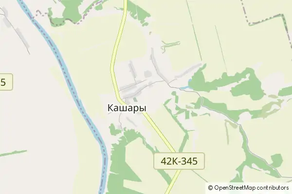 Mapa Kashary