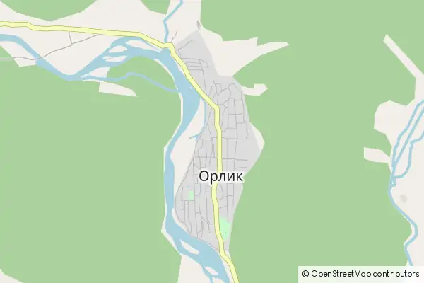 Mapa Orlik