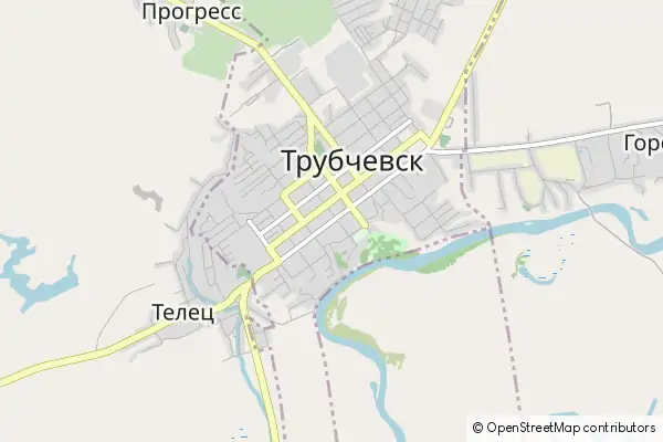 Mapa Trubczewsk