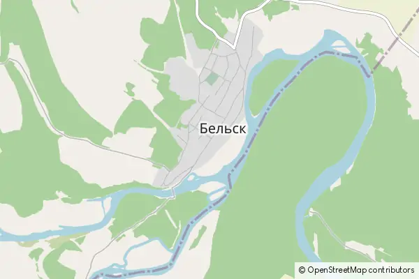 Mapa Belsk