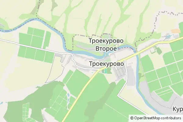 Mapa Troyekurovo