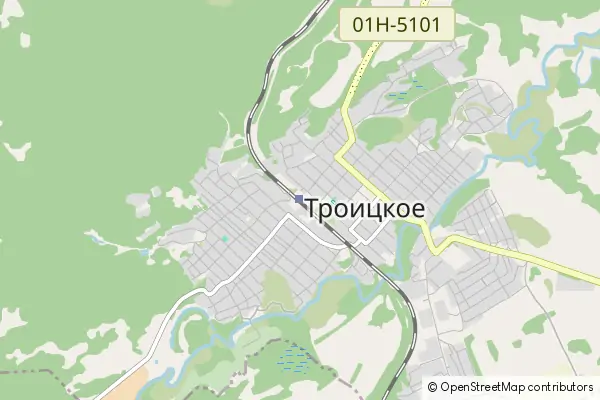 Mapa Troitskoye