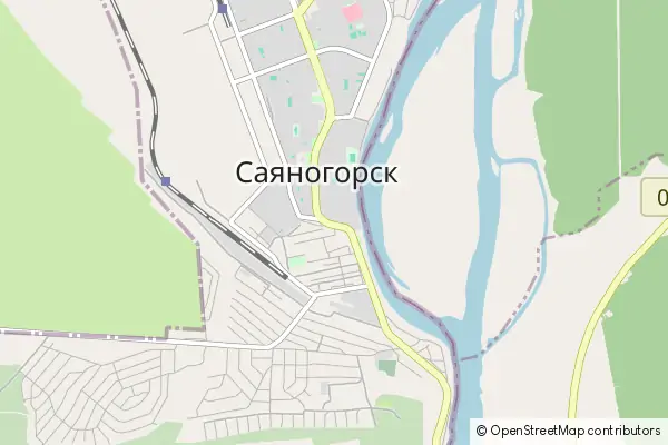 Mapa Sajanogorsk