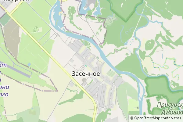 Mapa Zasechnoye