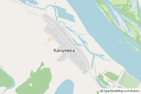 Mapa Kanuyevka