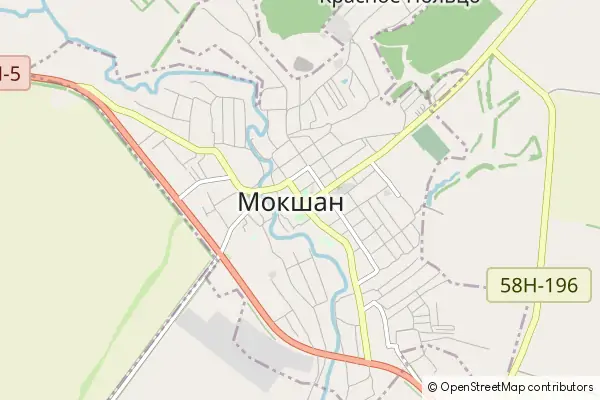 Mapa Mokszan