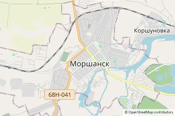 Mapa Morszansk