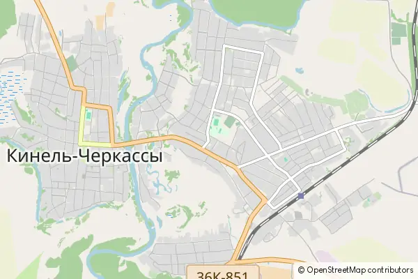 Mapa Kinel-Cherkassy