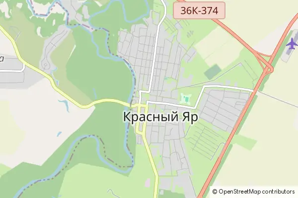 Mapa Krasny Yar