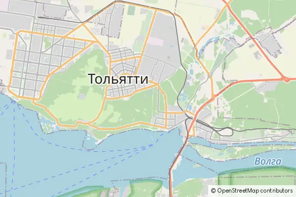 Mapa Togliatti