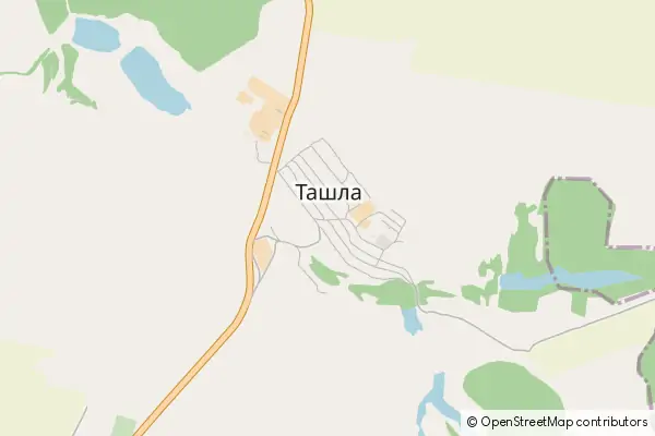 Mapa Tashla