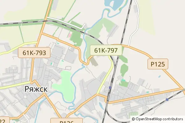 Mapa Riażsk