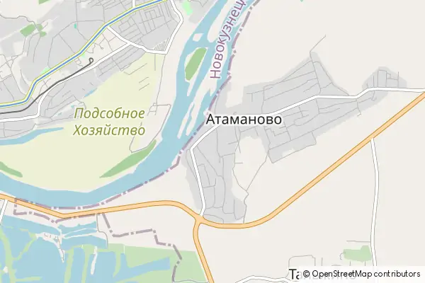 Mapa Atamanovo