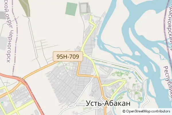 Mapa Ust-Abakan