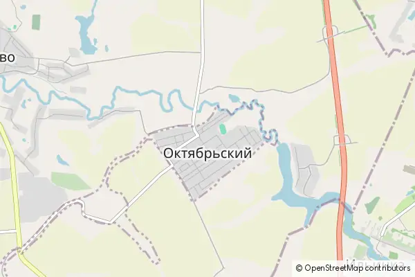 Mapa Oktyabrsky