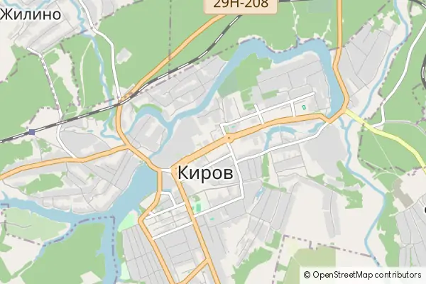 Mapa Kirow