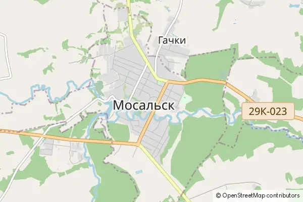 Mapa Mosalsk